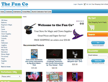 Tablet Screenshot of magicandfunco.com